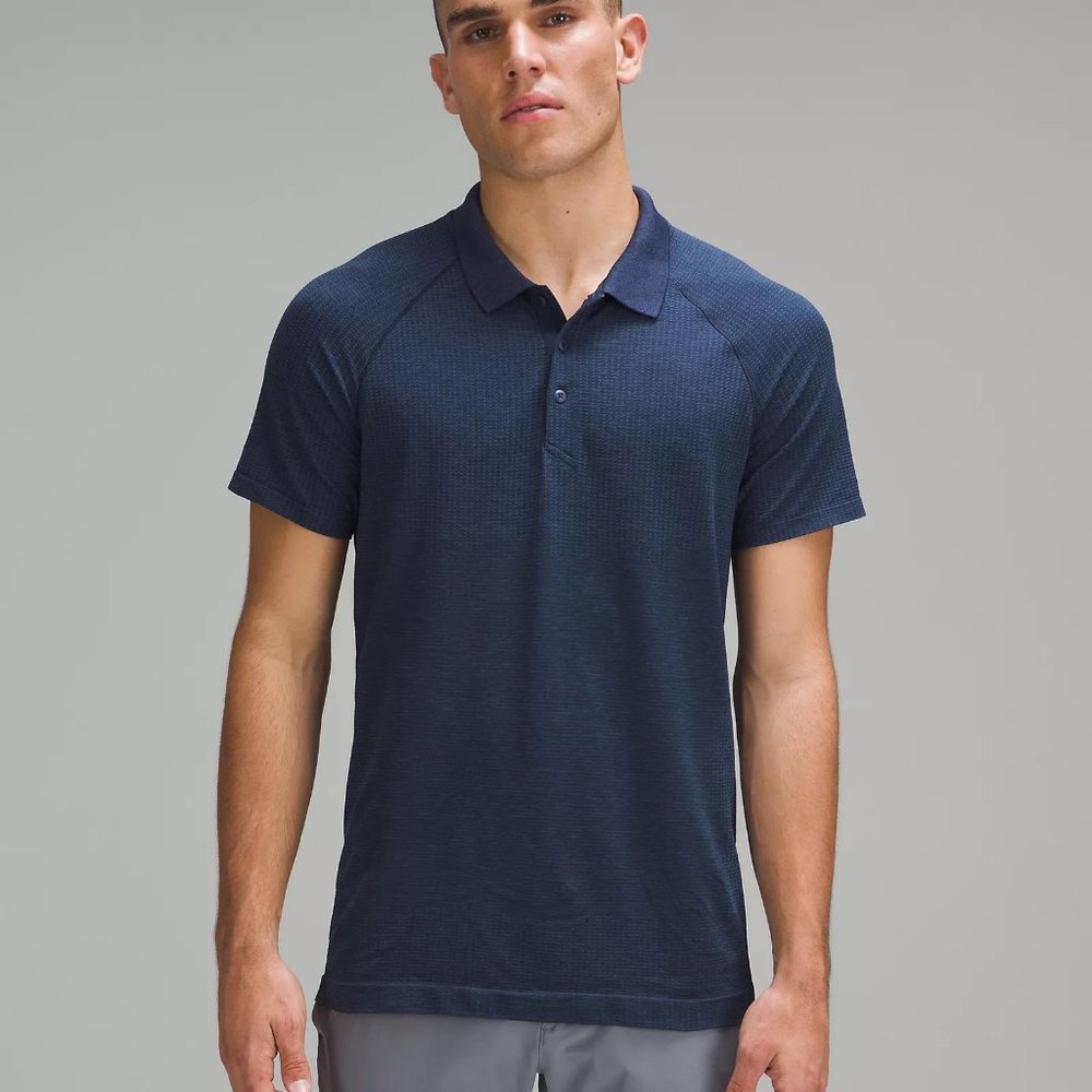 LuluLemon Metal Vent Tech Polo Shirt (White)